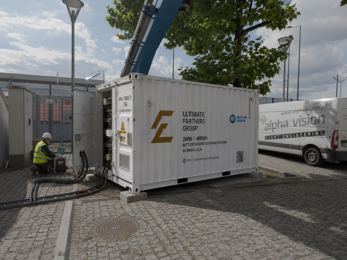 2 MW 4 MWh Ultimate Partners Group battery energy storage container